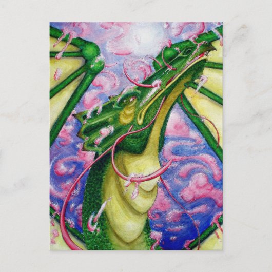 Drachenfliegerpostkarte Postkarte (Vorderseite)