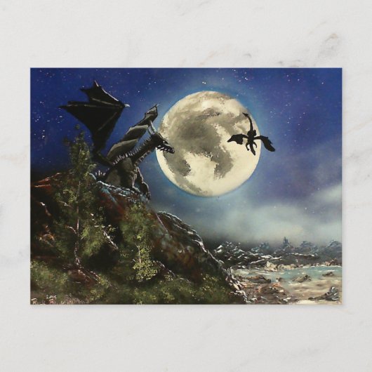 Drachenflug Postkarte (Vorderseite)