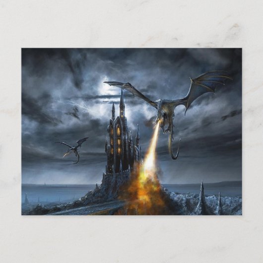 Drachenflug - Postkarte (Vorderseite)