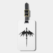 Drachenflügel Gepäckanhänger (Vorderseite vertikal)
