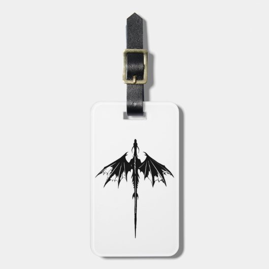 Drachenflügel Gepäckanhänger (Vorderseite vertikal)