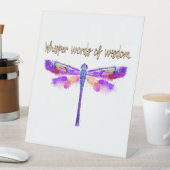 Drachenflügel Sockelschild (In Situ)