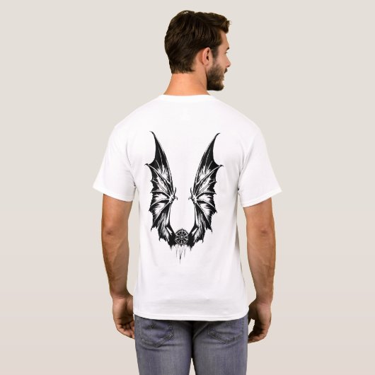 Drachenflügel T-Shirt (Schwarz voll)
