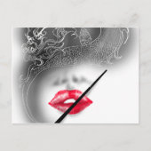 Drachenfrau Postkarte (Vorderseite)