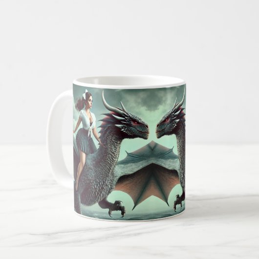 Drachenfreund Kaffeetasse (Vorderseite Links)