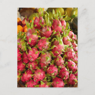 Drachenfrucht  Markt für Dosen Postkarte