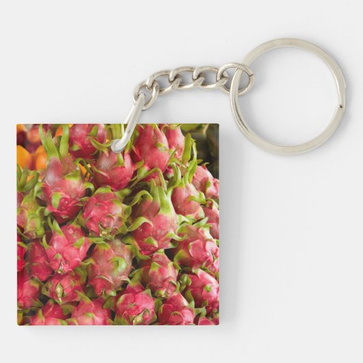 Drachenfrucht| Markt für Dosen Schlüsselanhänger (Rückseite)