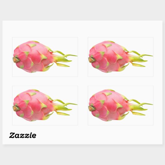 Drachenfrucht Rechteckiger Aufkleber (Blatt)