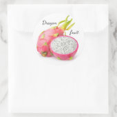 Drachenfrucht Runder Aufkleber (Tasche)