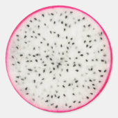 Drachenfrucht Runder Aufkleber (Vorderseite)