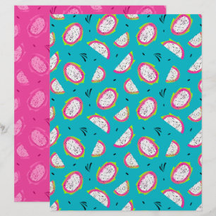 Drachenfrucht-Schreibpapier