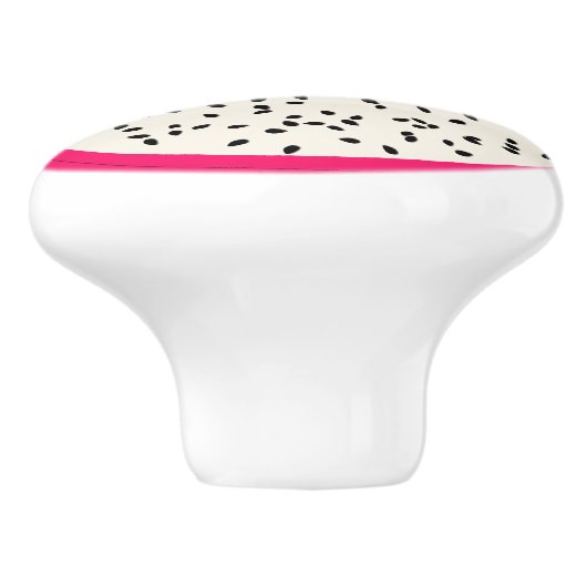 Drachenfrucht, stylisiert keramikknauf (Seitenansicht)