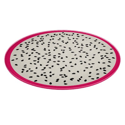 Drachenfrucht, stylisiert schneidebrett (Ecke)