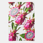 Drachenfruchtmuster Geschirrtuch (Vertikal)