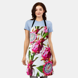 Drachenfruchtmuster Schürze