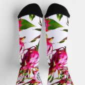 Drachenfruchtmuster Socken (Oben)