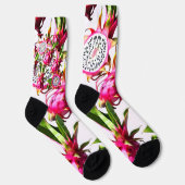 Drachenfruchtmuster Socken (Rechts)