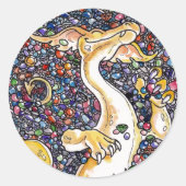 Drachengarde Runder Aufkleber (Vorderseite)