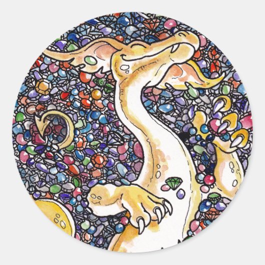 Drachengarde Runder Aufkleber (Vorderseite)
