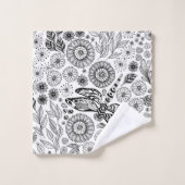 Drachengarten Badhandtuch Set (Waschlappen)