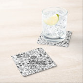 Drachengarten Rechteckiger Pappuntersetzer (Vor Ort)