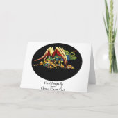 DrachenGeburtstagskarte Karte (Rückseite)