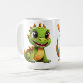 Drachengedachte Kinder trinken Tasse (Vorderseite Links)
