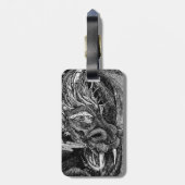 Drachengepäck 2 Seiten Gepäckanhänger (Rückseite vertikal)