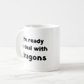 Drachengeschäft Kaffeetasse (Vorderseite Links)