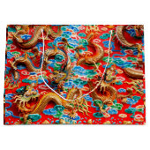 Drachengeschenk Große Geschenktüte (Vorderseite)