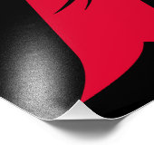 Drachengestalteter Buchstabe A, Drachenschrift, Mo Fotodruck (Ecke)