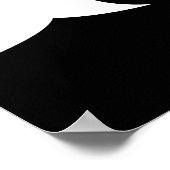 Drachengestalteter Buchstabe A, Drachenschrift, Mo Poster (Ecke)