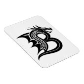 Drachengestalteter Buchstabe B, Dragonalphabet, Mo Magnet (Rechte Seite)
