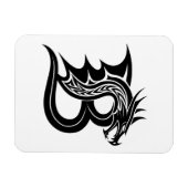 Drachengestalteter Buchstabe B, Dragonalphabet, Mo Magnet (Horizontal)