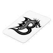 Drachengestalteter Buchstabe B, Dragonalphabet, Mo Magnet (Linke Seite)