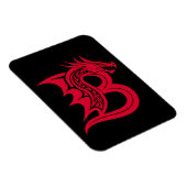 Drachengestalteter Buchstabe B, Dragonalphabet, Mo Magnet (Rechte Seite)