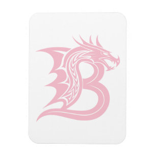 Drachengestalteter Buchstabe B, Dragonalphabet, Mo Magnet