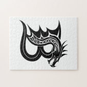 Drachengestalteter Buchstabe B, Dragonalphabet, Mo Puzzle (Horizontal)