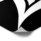 Drachengestalteter Buchstabe E, Drachenalphabet, M Poster (Ecke)