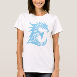 Drachengestalteter Buchstabe E, Drachenalphabet, M T-Shirt