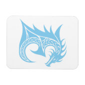 Drachengestalteter Buchstabe E, Drachenschrift, Mo Magnet (Horizontal)