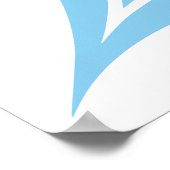 Drachengestalteter Buchstabe E, Drachenschrift, Mo Poster (Ecke)