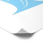 Drachengestalteter Buchstabe F, Drachenschrift, Mo Poster (Ecke)