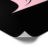 Drachengestalteter Buchstabe F, Drachenschrift, Mo Poster (Ecke)