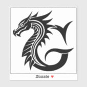 Drachengestalteter Buchstabe G, Dragonalphabet, Mo Aufkleber (Blatt)