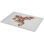 Drachenglas Schneidebrett (Ecke)