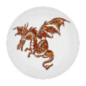 Drachenglas Schneidebrett (Vorderseite)