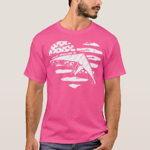 Drachengleiten USA-Flagge Drachenflieger Drachenfl T-Shirt