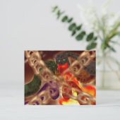 Drachengrab Postkarte (Stehend Vorderseite)