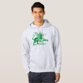 Drachengrabung - Grasgrün Hoodie (Vorne ganz)